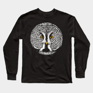 Round Owl Long Sleeve T-Shirt